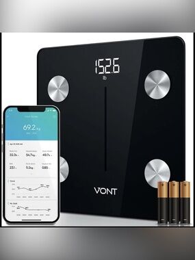Vont Smart Scale-Wireless Body Fat Scale-Weight Scale-BMI Digital Bathroom Scale
